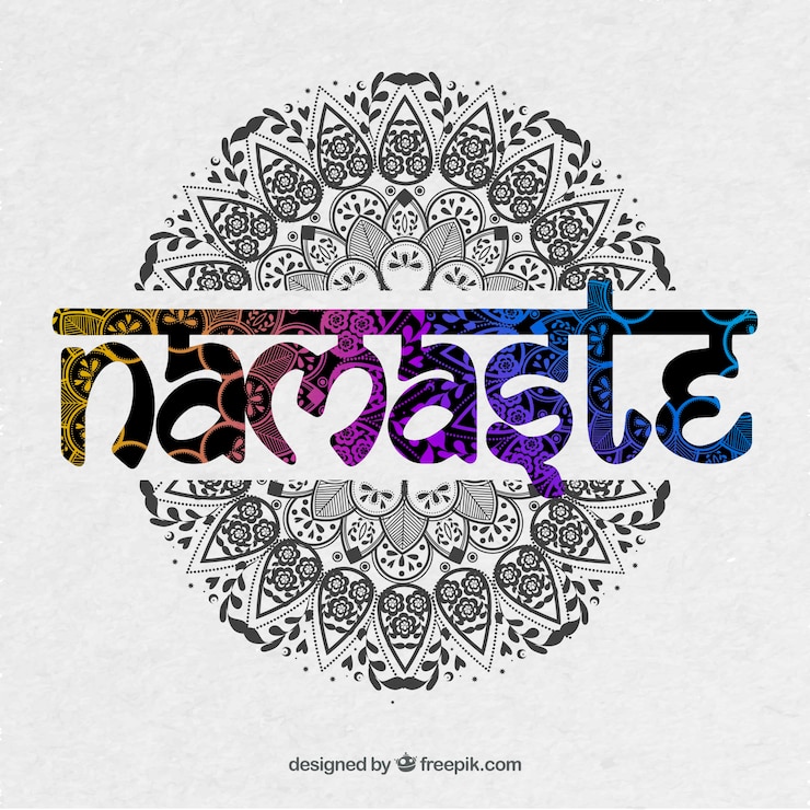 Zdarma Vektor krásné pozadí namaste