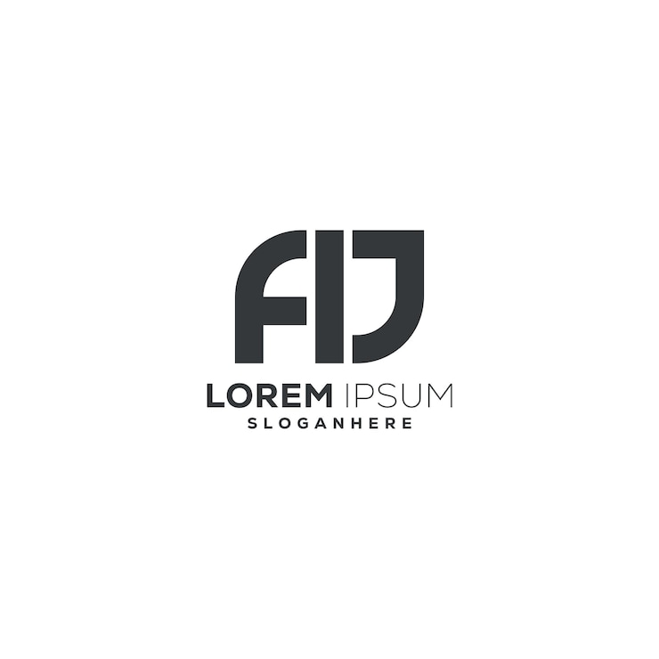 Zdarma Vektor letter vector logo design