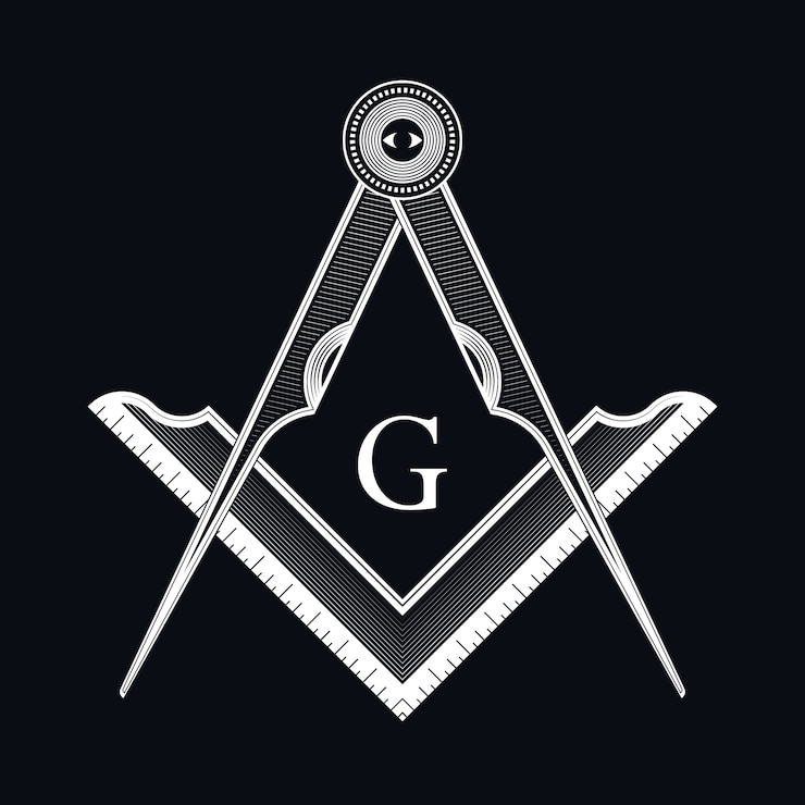 Zdarma Vektor logo zedníka s ručně kresleným plochým návrhem