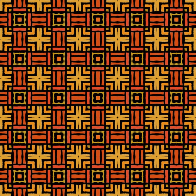 Plochý africký design vzoru