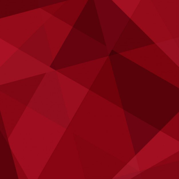 Polygonal red background