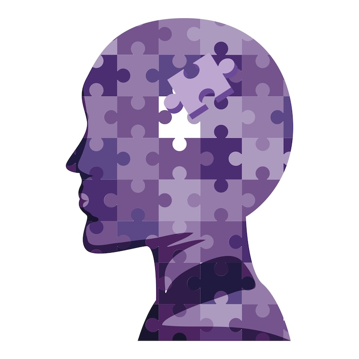 Zdarma Vektor profil den epilepsie