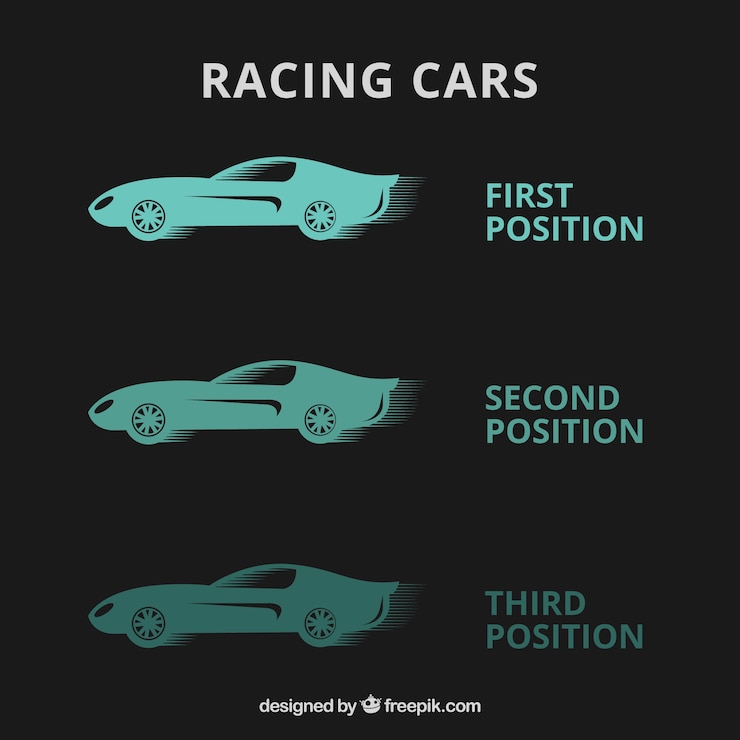 Zdarma Vektor racing cars