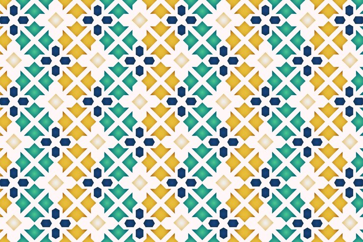 Zdarma Vektor realistické trojrozměrné arabské ornamentální pozadí
