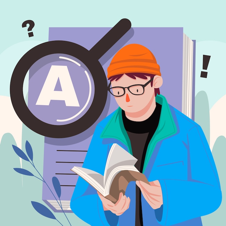 Zdarma Vektor ručně kreslená ilustrace glosáře
