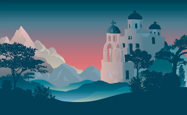 Zdarma Vektor santorini cycladic houses design vector design