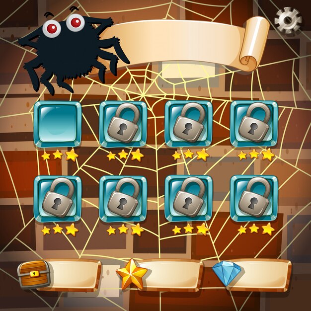 Screensaver of halloween theme game