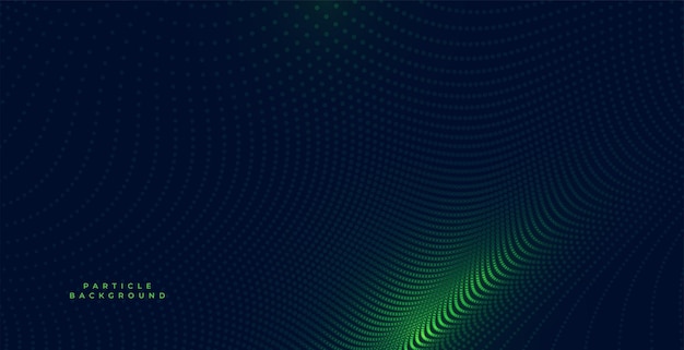 Shiny and abstract big particle dynamic banner for presentation