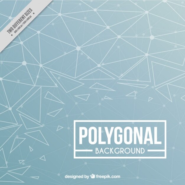 Zdarma Vektor skvělé modré polygonální pozadí