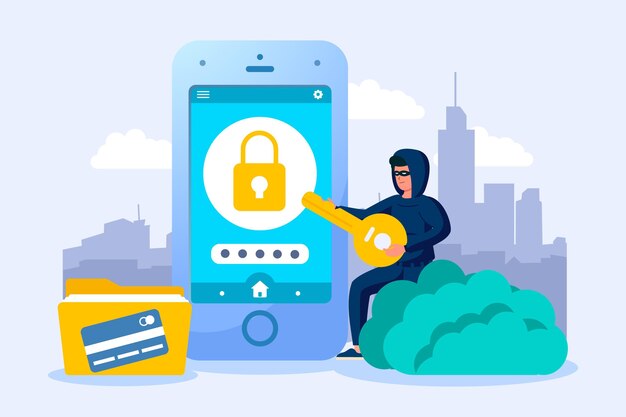 steal data illustrated style
