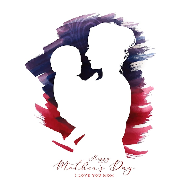 Zdarma Vektor stylish happy mothers day celebration adorable background design
