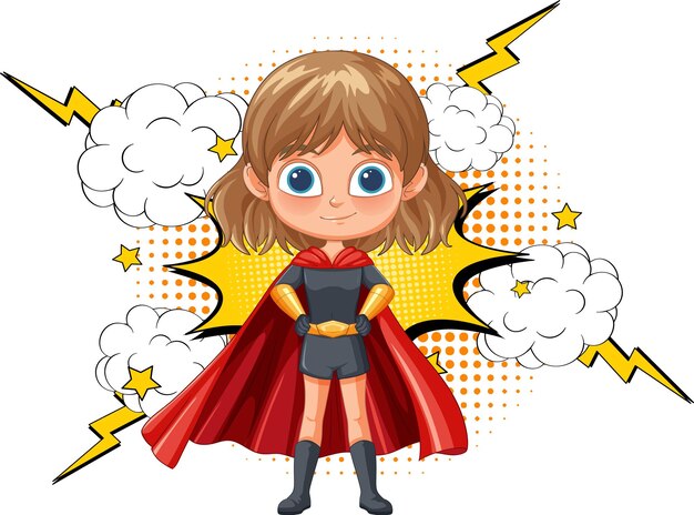 Superhero Kid in Action