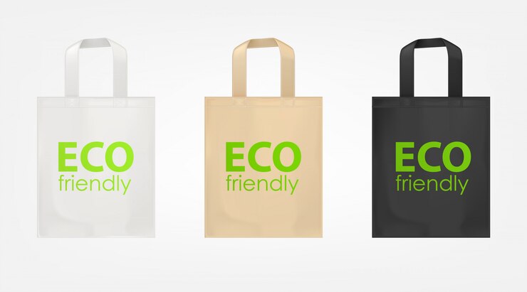 Zdarma Vektor tote shopping eco bags set