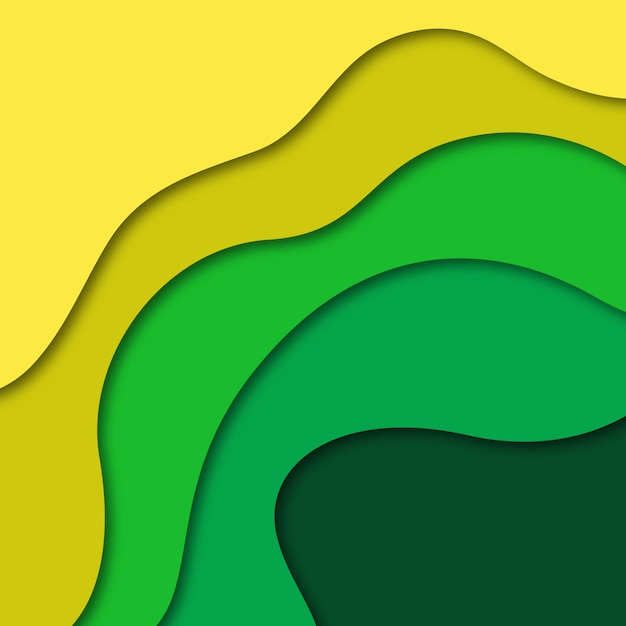 vector colorful papercut background