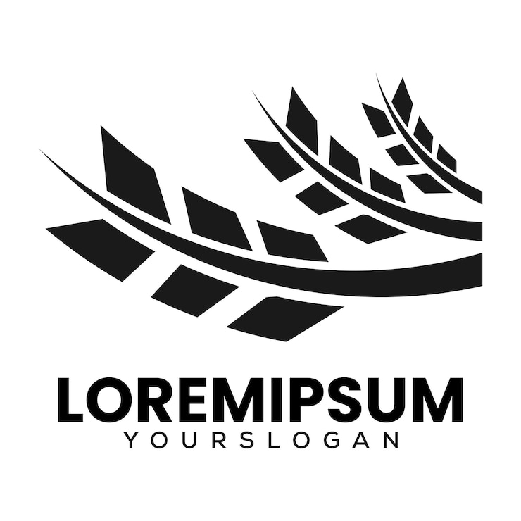 Zdarma Vektor vektorové logo ikony pšeničné farmy