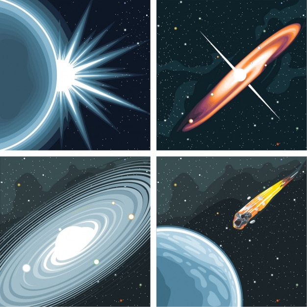Zdarma Vektor vesmír a galaxie