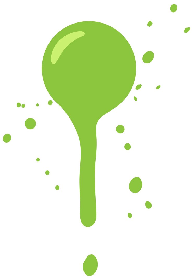 Zdarma Vektor vibrant green paint splash illustration