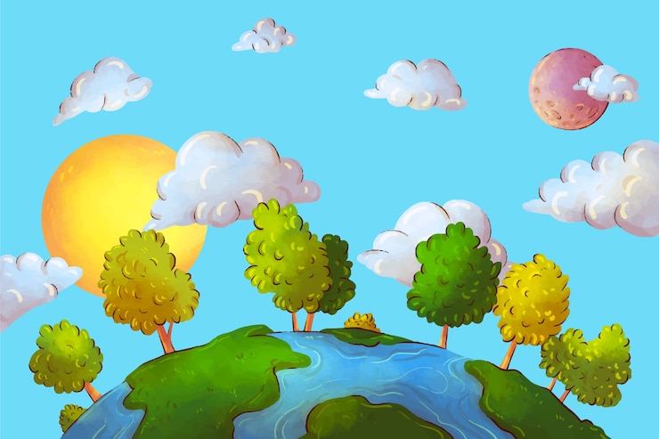Zdarma Vektor watercolor background for international forest day celebration