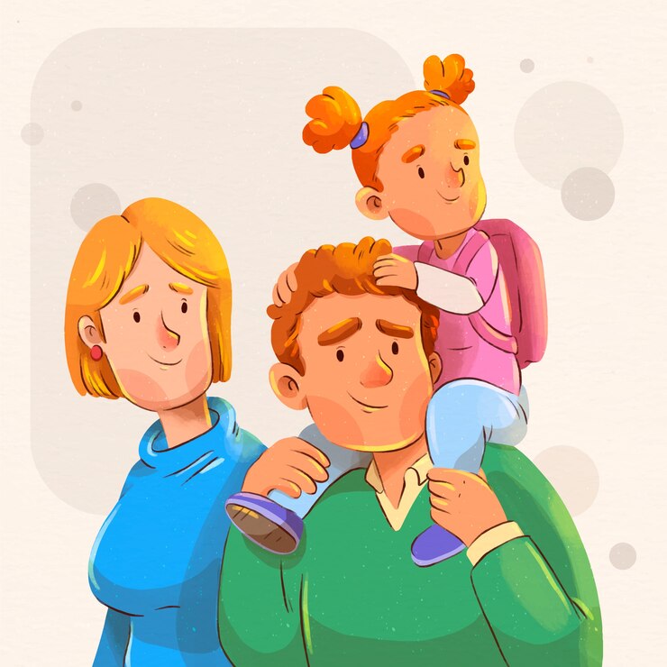 Zdarma Vektor watercolor global day of parents illustration