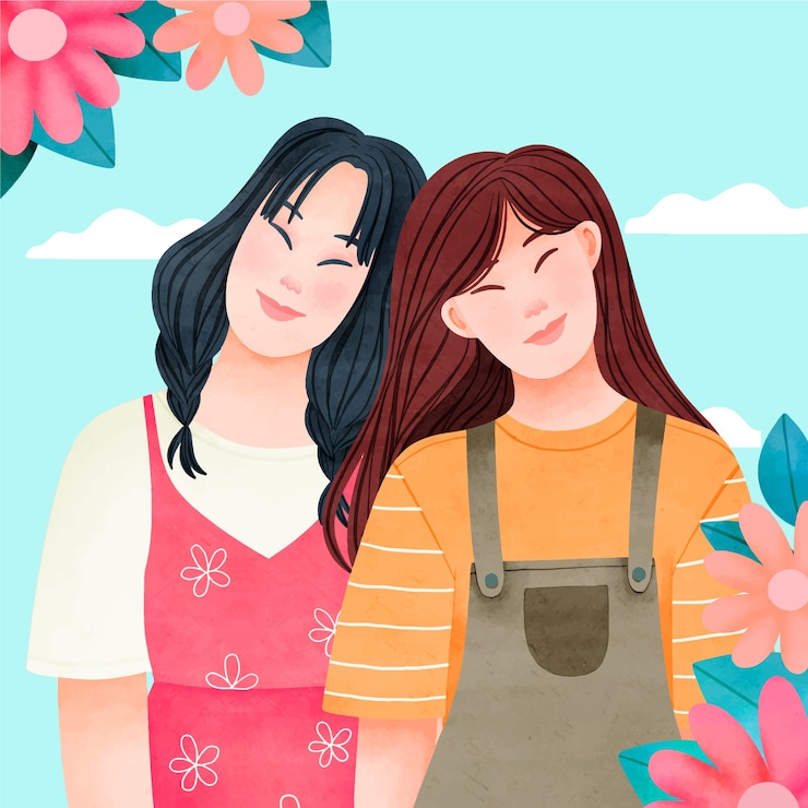 Zdarma Vektor watercolor illustration for love and friendship day celebration