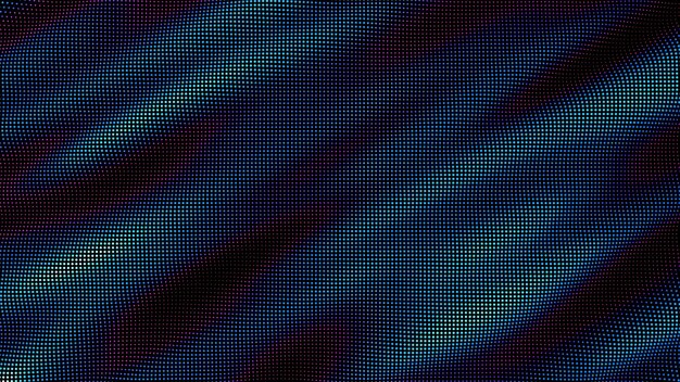 Waves of colorful points Digital data splash of point array Futuristic smooth glitch UI element