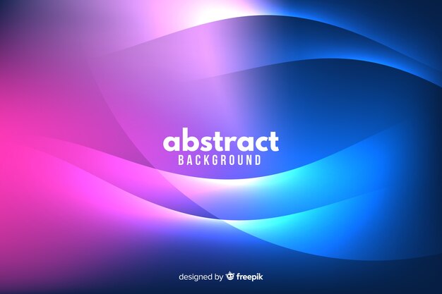 wavy shapes background gradient style