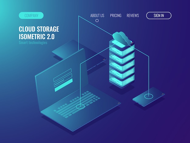 Web hosting solution, cloud server data storage, data transfer and data transmission