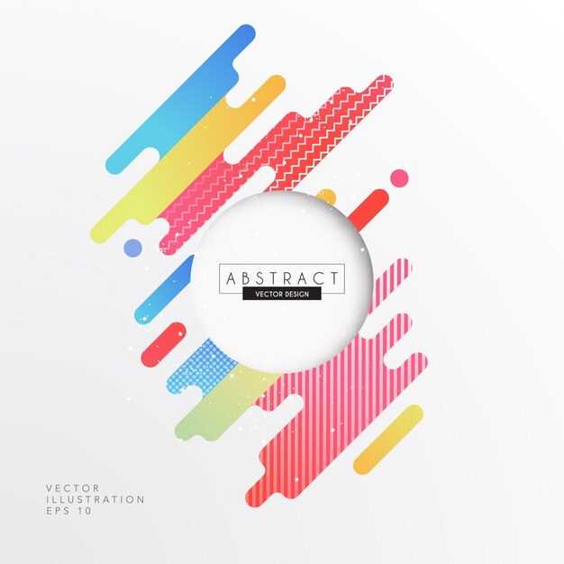 White background with geometric spots