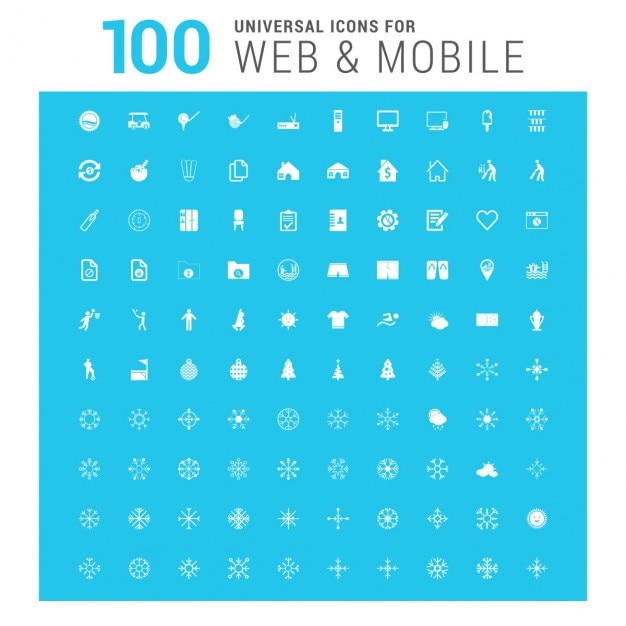 100 universal icon set