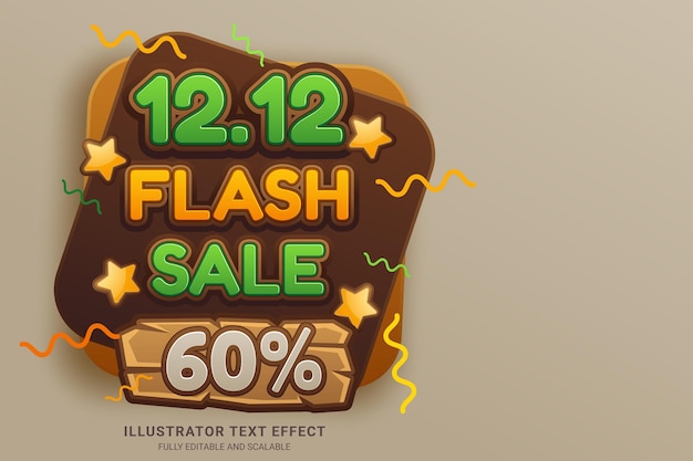 12.12 design do modelo do banner de venda flash para o dia de compras