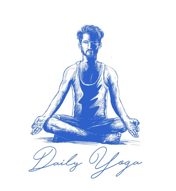21 de junho ilustração em vetor dia internacional de ioga