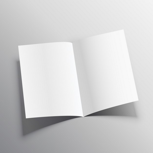 Download 3d realista mockup pasta de papel | Vetor Grátis