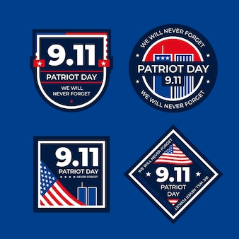 9.11 coleção de emblemas do dia do patriota
