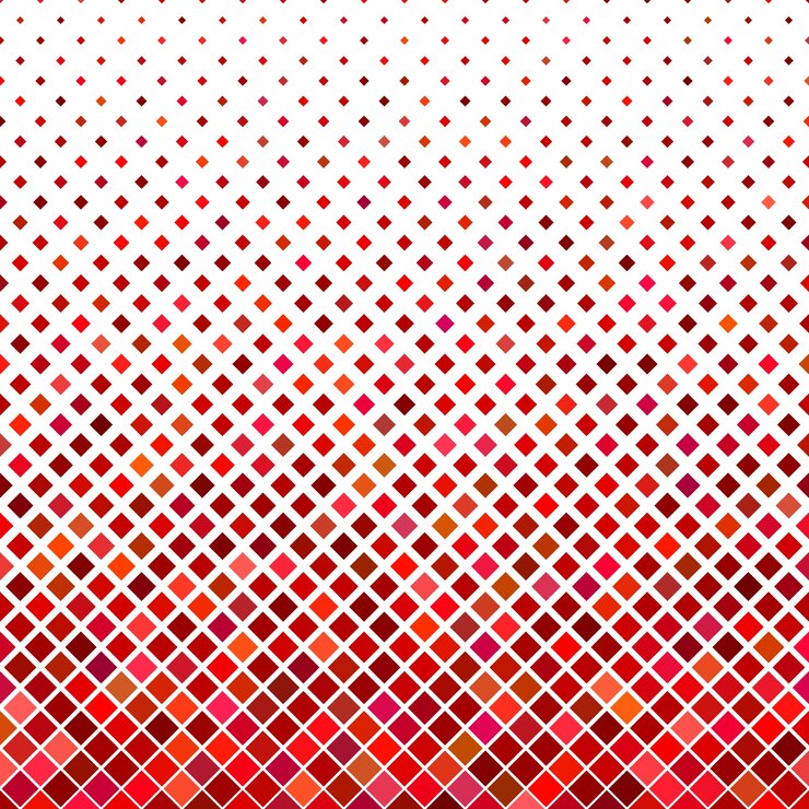 Vetor grátis abstract diagonal square pattern background - gráfico gráfico geométrico a partir de quadrados em tons vermelhos