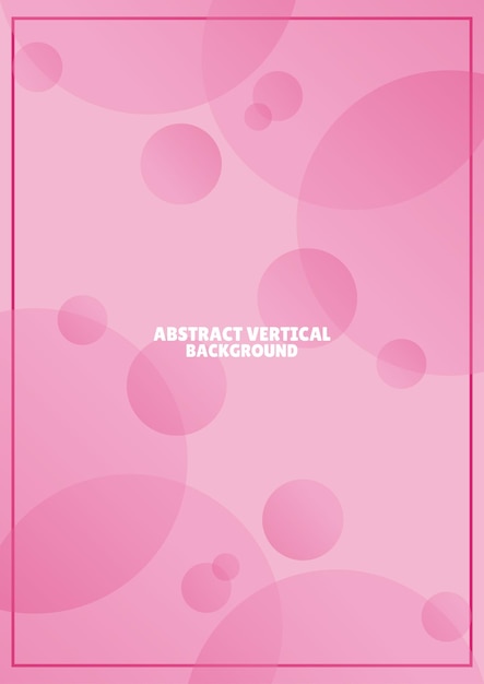 Vetor grátis abstracto bolha vertical fundo rosa