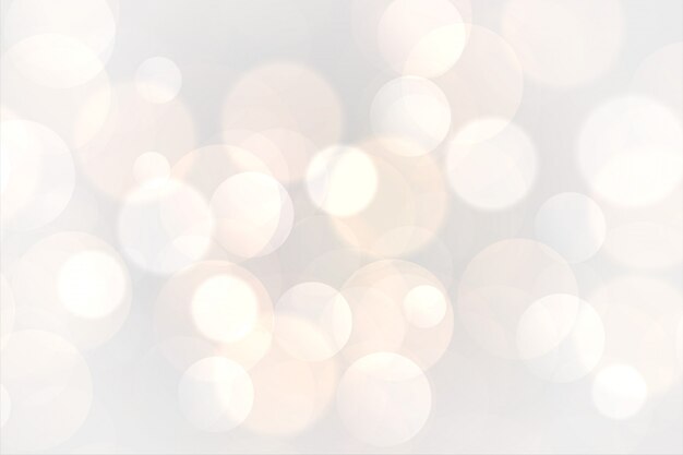 Abstracto branco bokeh luzes brilhantes fundo