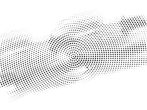 Abstracto moderno de fundo de design circular de meio tom