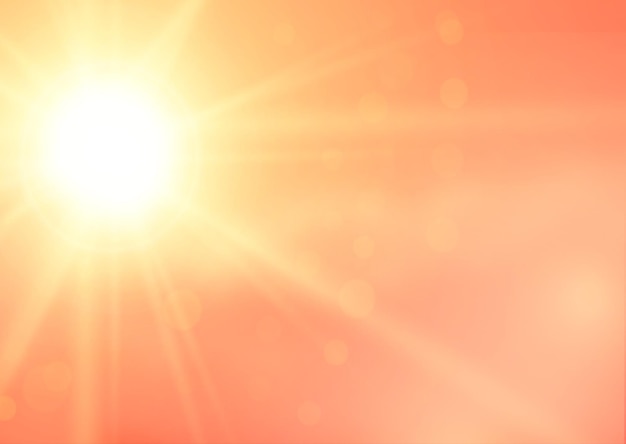 Vetor grátis abstrato com um design de sol de verão