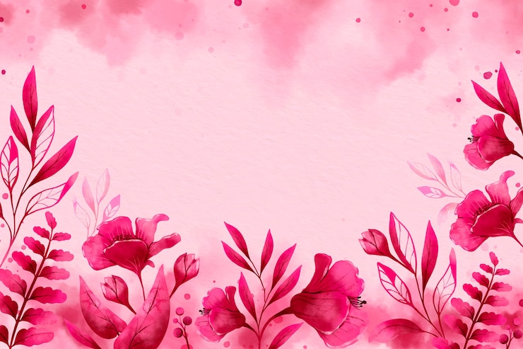 Vetor grátis acuarela de fundo rosa quente