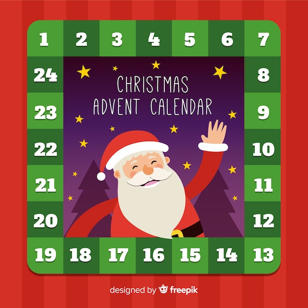 Agitando o calendário de santa