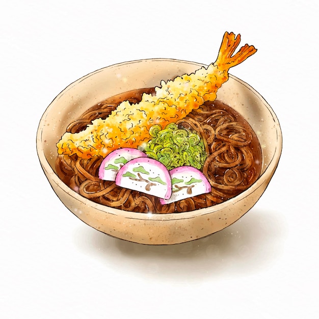 Aguarela toshikoshi soba