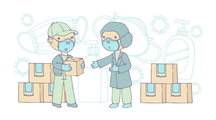 Vetor grátis ajuda humanitária conceito design plano
