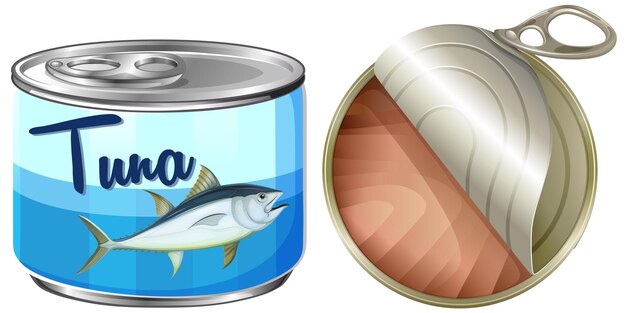 Alimentos enlatados de atum