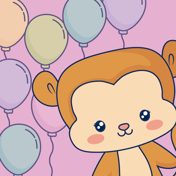 Vetor grátis animais kawaii