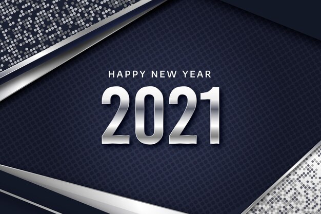 Ano novo prateado 2021