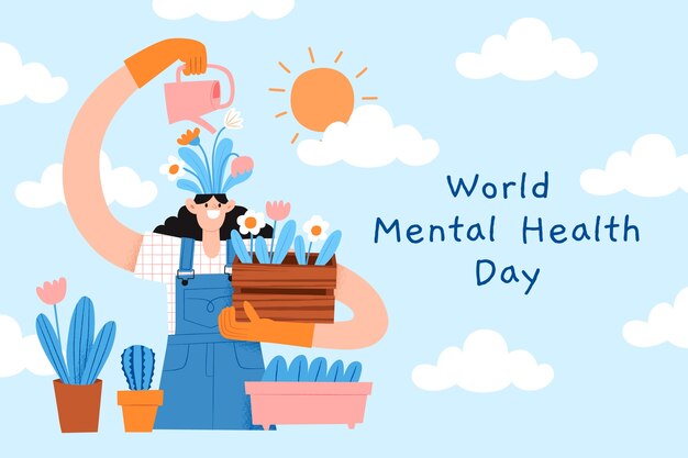 Antecedentes para a conscientização do Dia Mundial da Saúde Mental