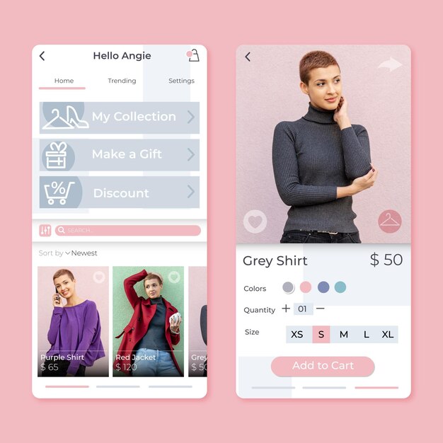 App de compras de moda