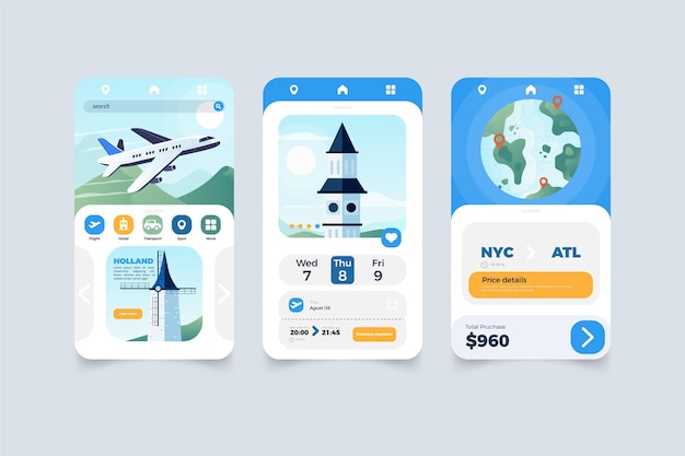 App de reserva de viagens