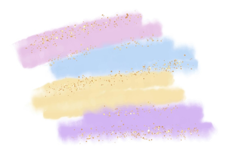 Vetor grátis aquarela de cores pastel e fundo brilhante
