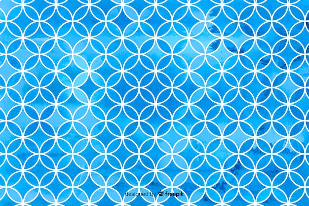 Aquarela de mosaico de fundo